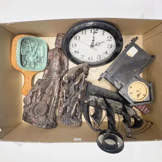 Box Quantity of Assorted Figures & Ornaments Etc