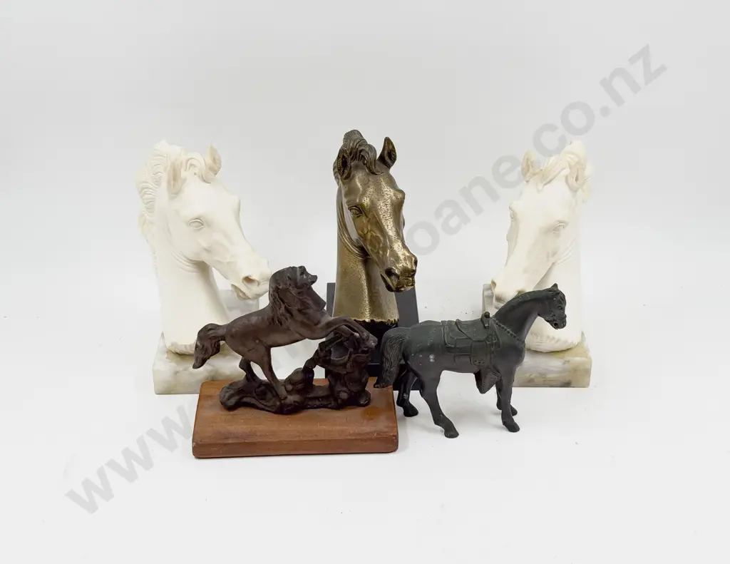 Five Assorted Horse Ornaments Image 1++
