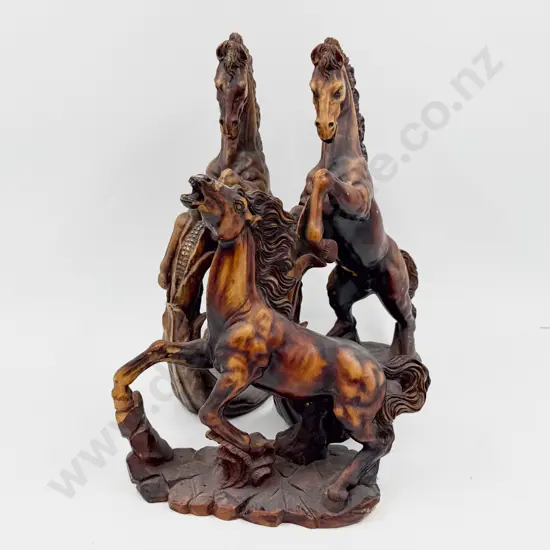 Three Matching Horse Ornaments