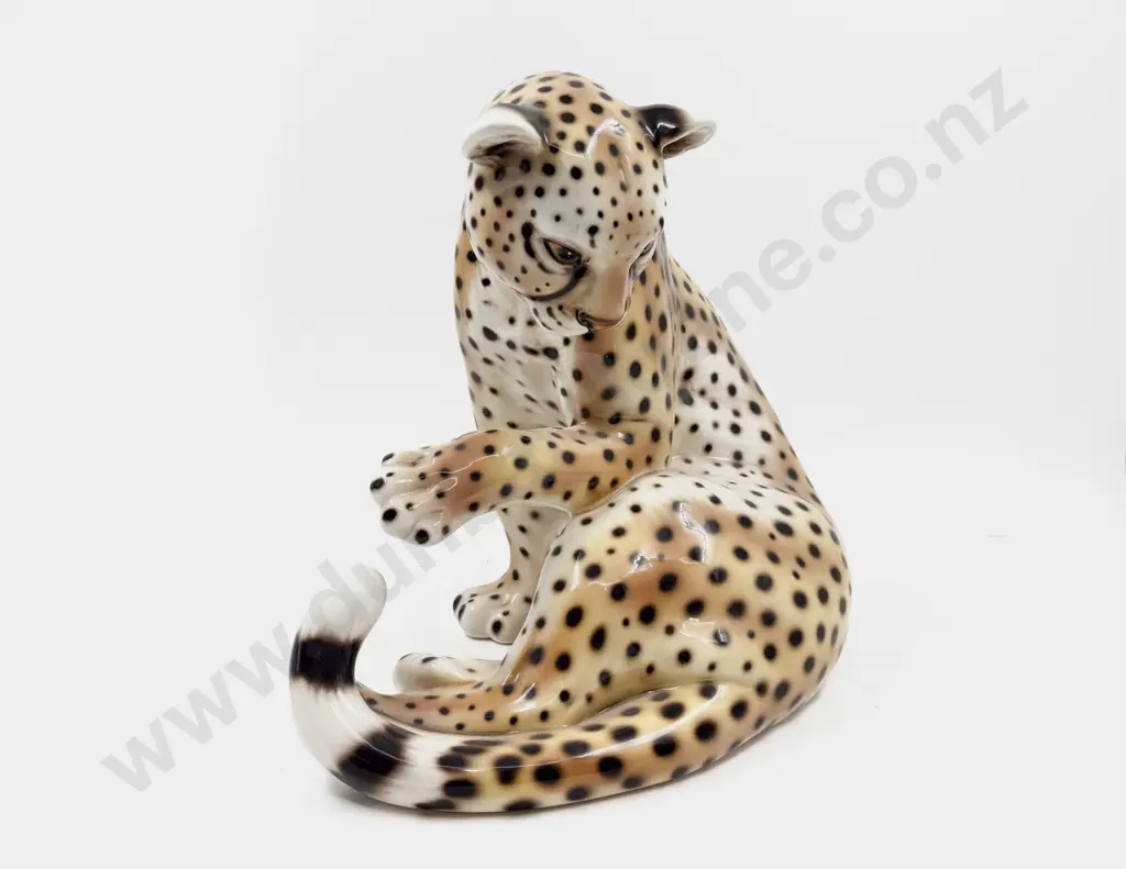Large Italian Ceramic Cheetah Image 1++