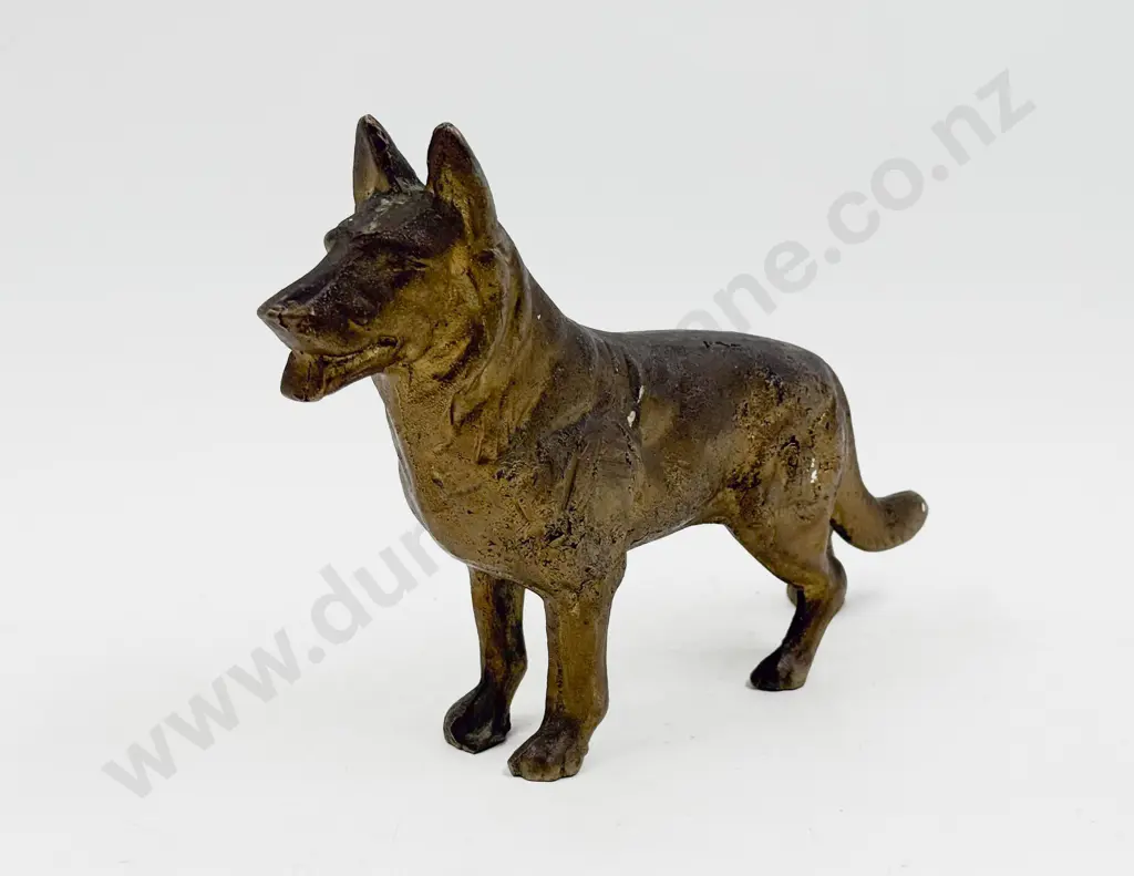 Heavy Brass German Shepard Ornament Image 1++
