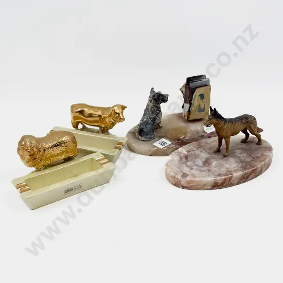 Four Assorted Animal Dishes