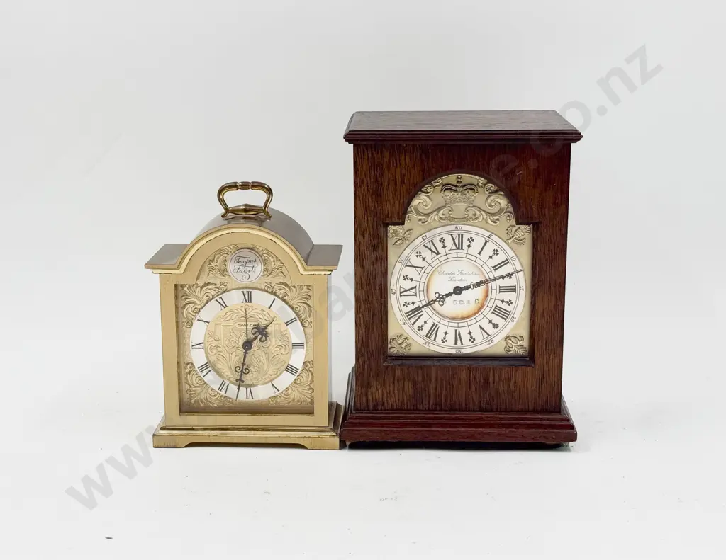 Charles Frodsham S/S Faced Silver Jubilee Mantle Clock & Other Mantle Clock Image 1++