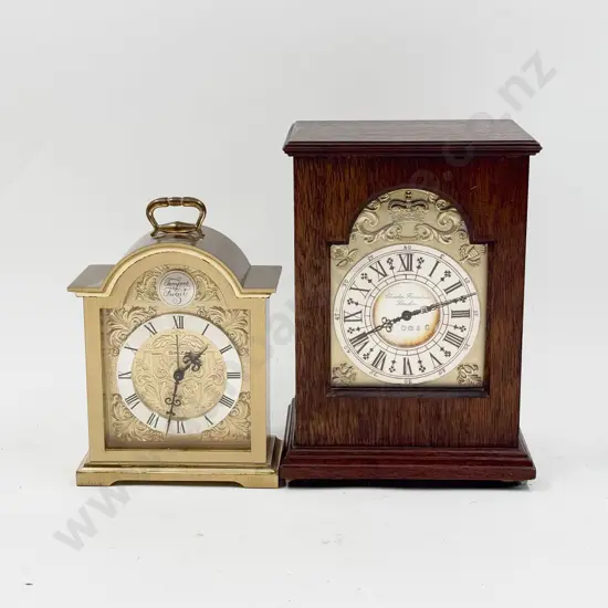 Charles Frodsham S/S Faced Silver Jubilee Mantle Clock & Other Mantle Clock