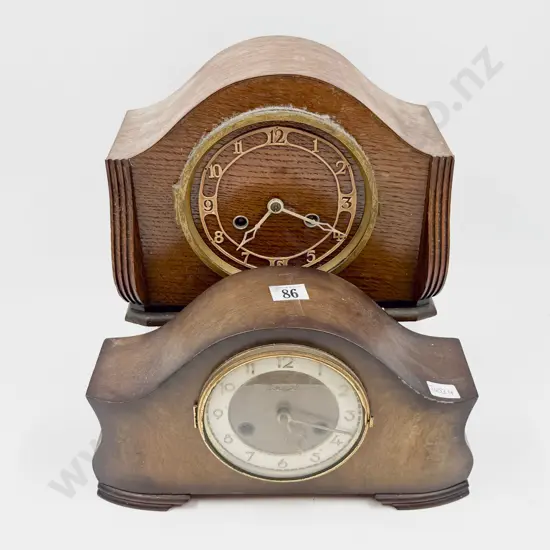Two Assorted Mantle Clocks