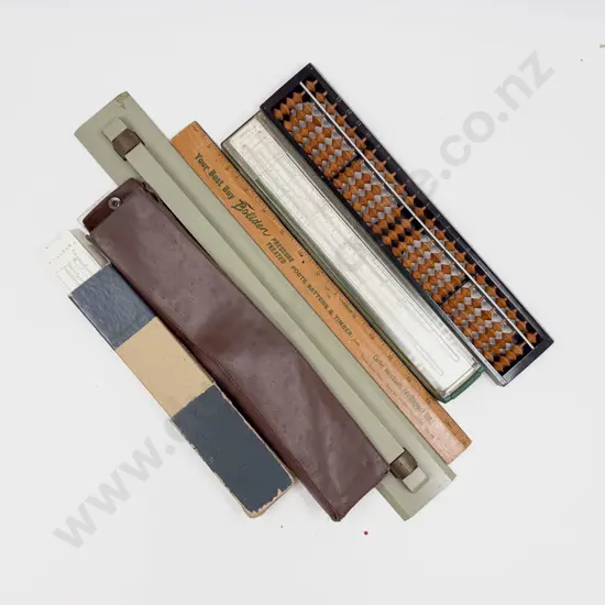 Box Quantity of Assorted Vintage Measuring Implements