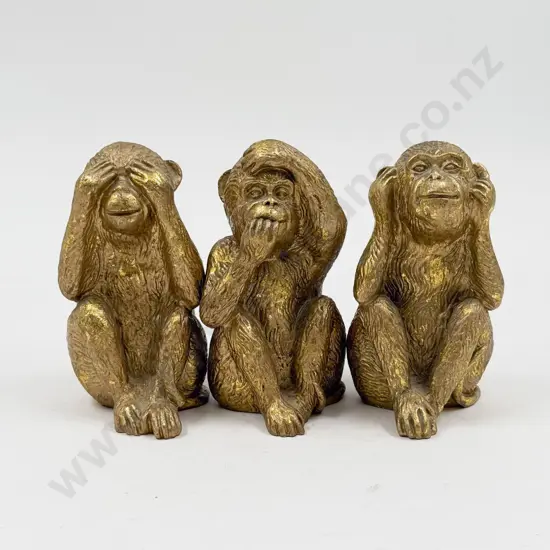 Hear No Evil Speak No Evil See No Evil Monkey Figurines