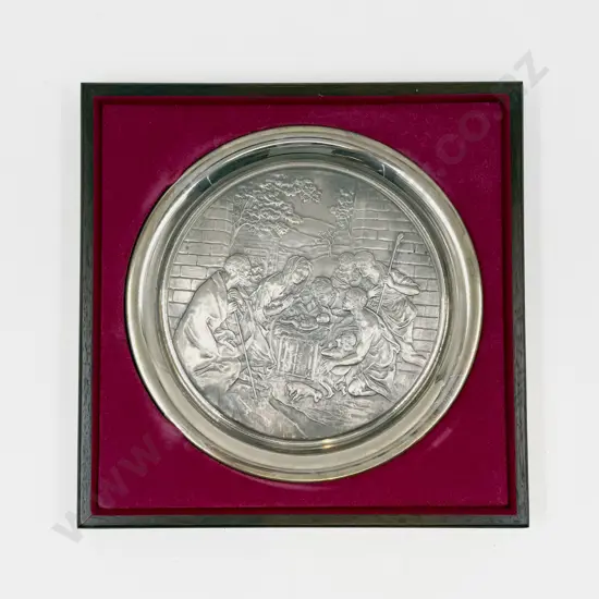 The Birmingham Mint S/S 1977 Christmas Plate