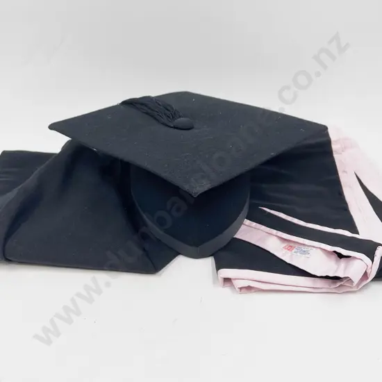 Boxed Graduation Cap together with Cloak