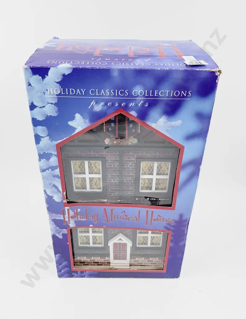 Boxed Holiday Musical House Image 1++