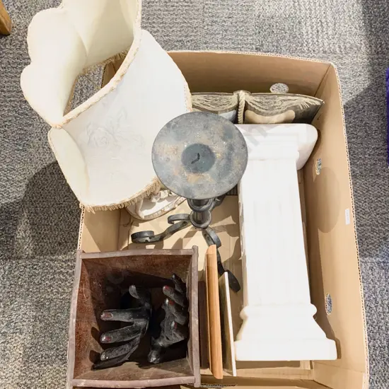 Box of Assorted Decorative Homewares