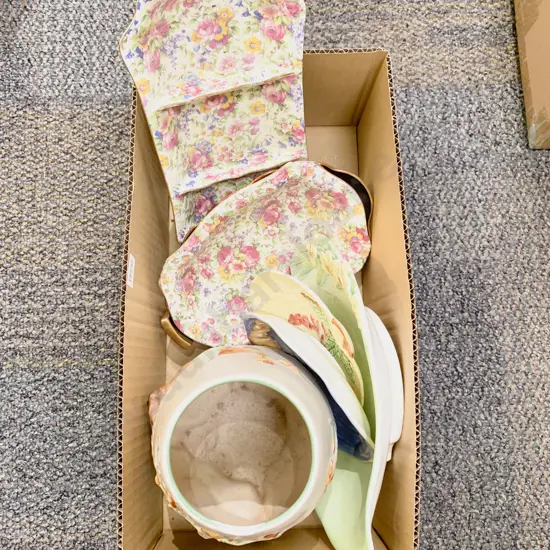 Box of Assorted China