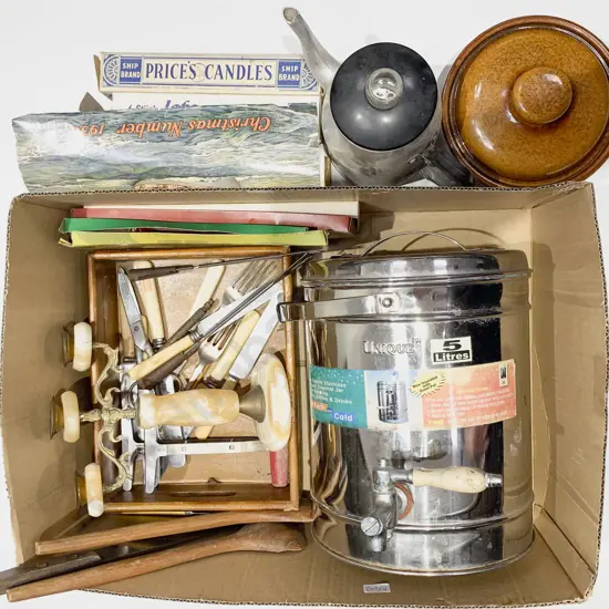 Onyx & Gilt Metal Candelabra Together with Assorted