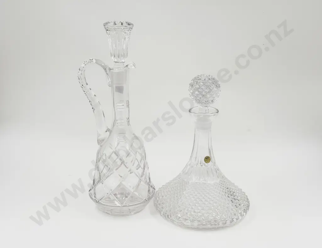 Ship's Decanter Together With Crystal Stoppered Image 1++