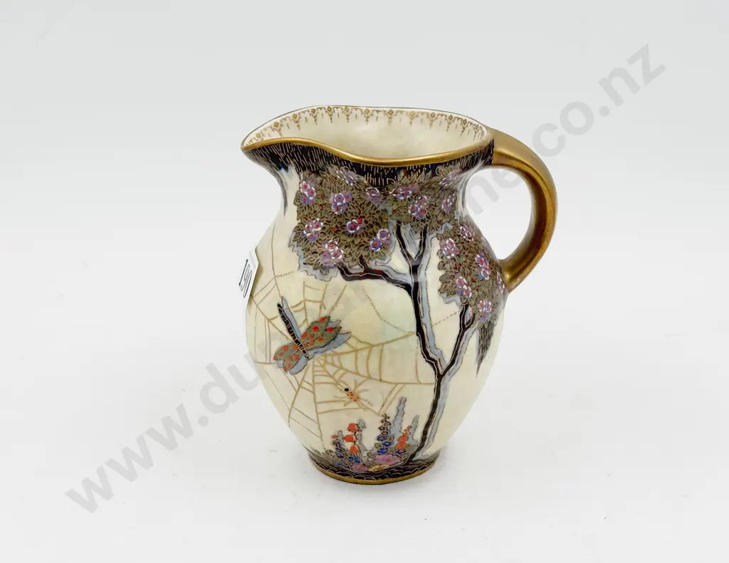 Crown Devon "Spider Web" Jug Image 1++