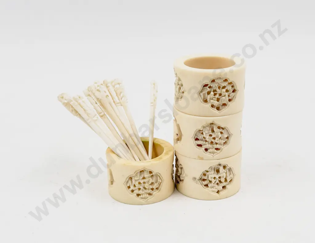 Quantity of Ivory Napkins & Tooth Picks Image 1++