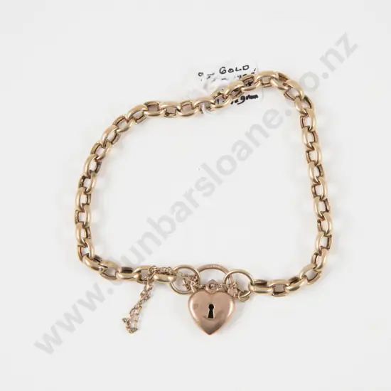 9ct Trace Link Bracelet