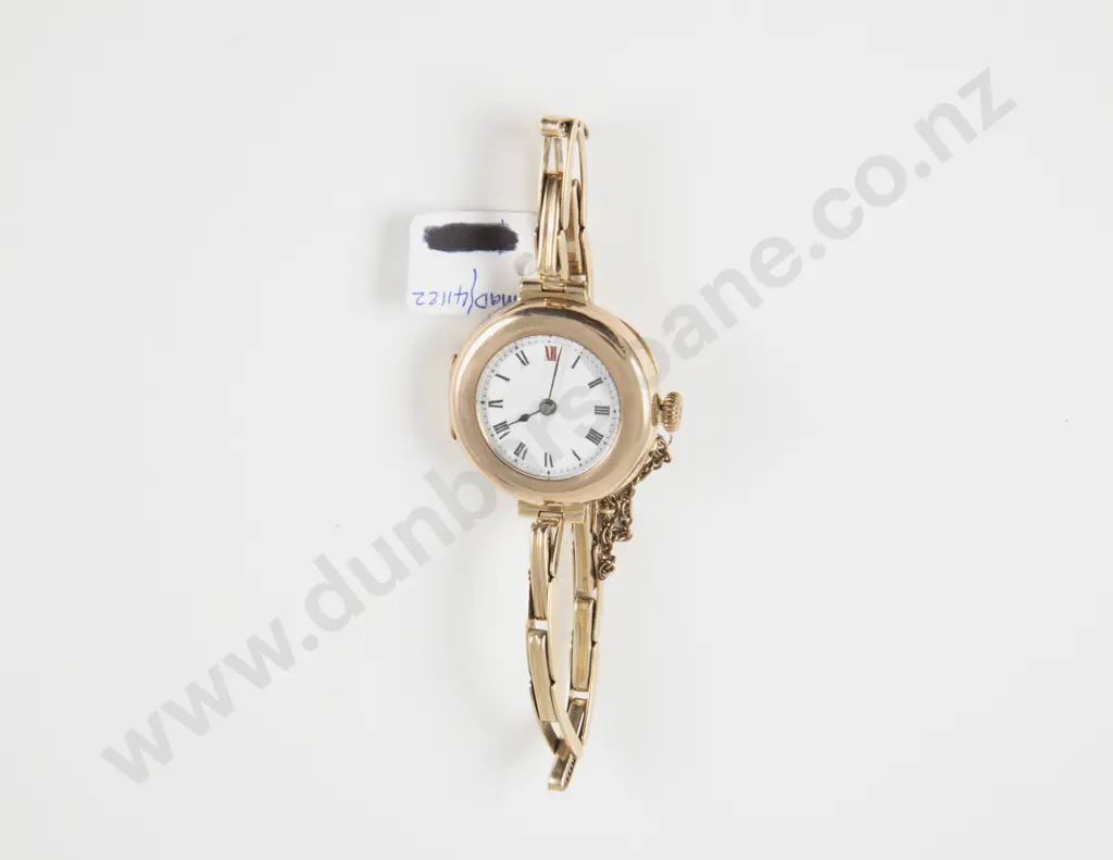 C1920 9ct Gold Ladies Wrist Watch Image 1++