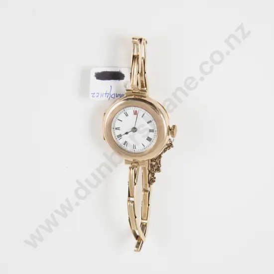 C1920 9ct Gold Ladies Wrist Watch
