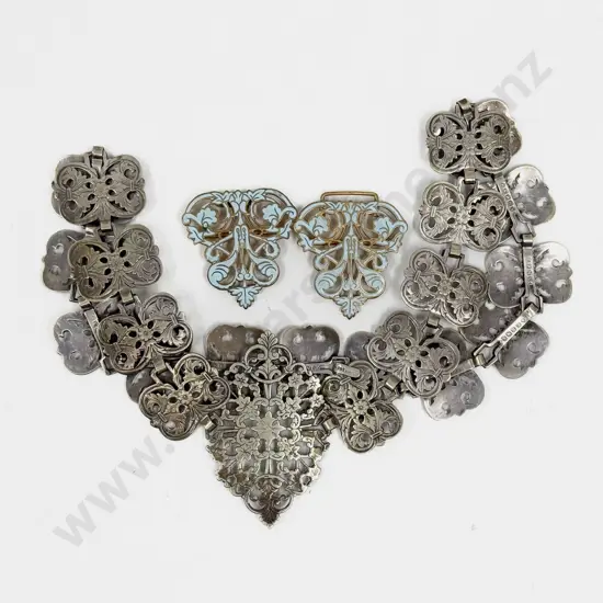 Silver Plated Nurse's Chain Belt