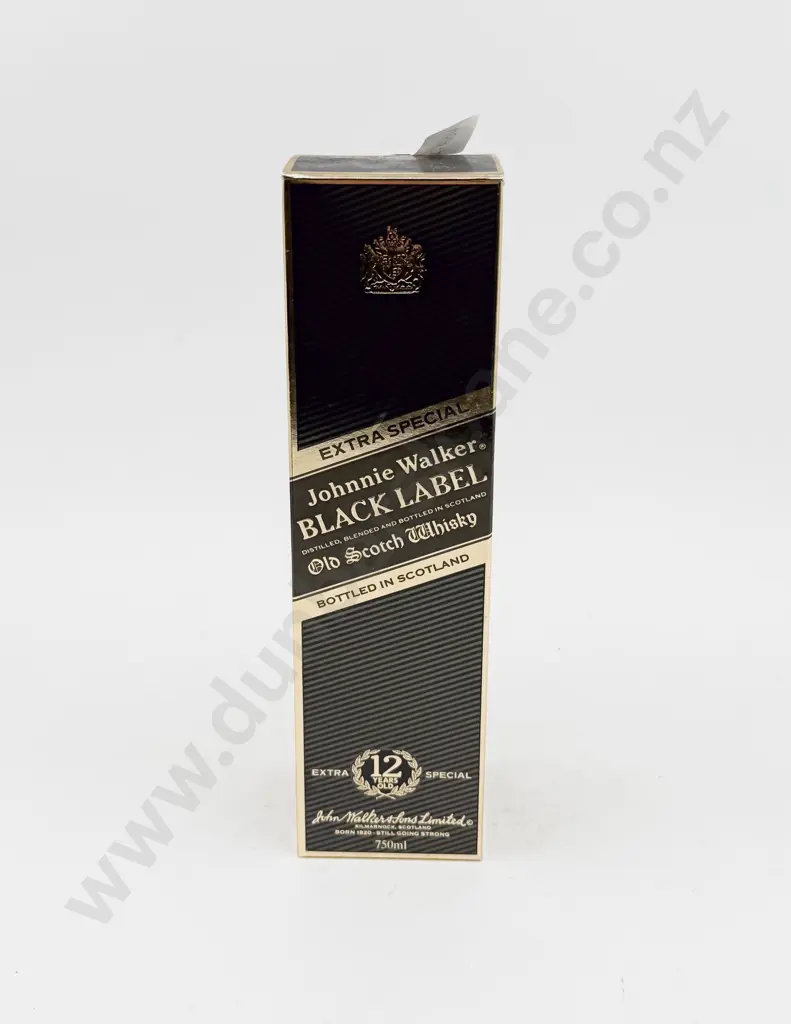 Boxed Johnnie Walker Black Label Scotch Whisky Extra Special 12Years 750ml Image 1++