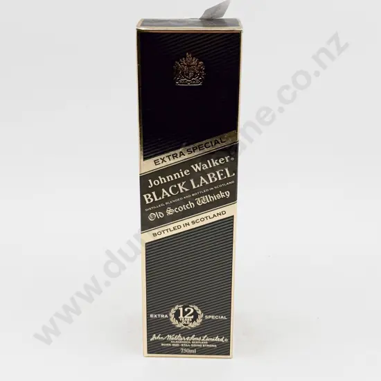 Boxed Johnnie Walker Black Label Scotch Whisky Extra Special 12Years 750ml