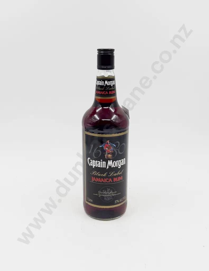 Captain Morgan Black Label Jamaica Rum 1lt Image 1++
