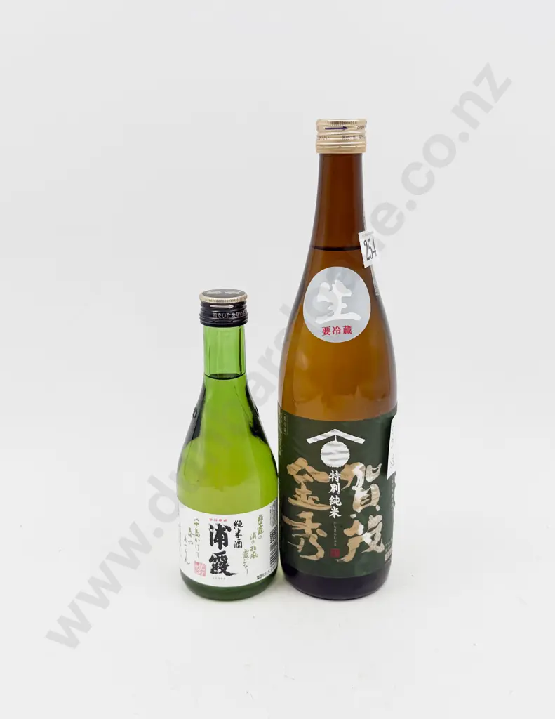 Two Bottles Saki Wine 720ml & 300ml Image 1++