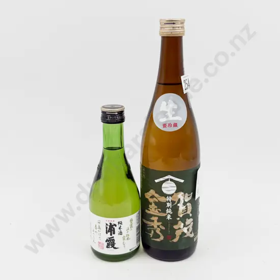 Two Bottles Saki Wine 720ml & 300ml