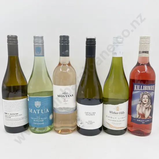 Six Bottles NZ Wine - one low alcohol