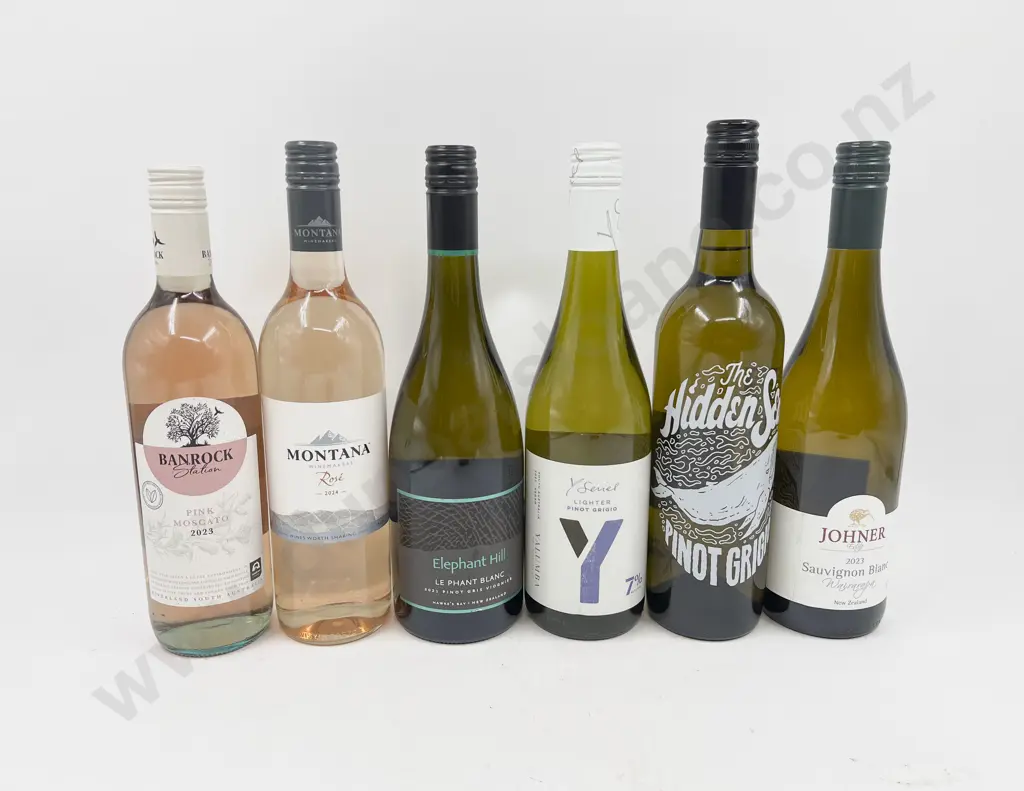 Six Bottles NZ Wine - one low alcohol Image 1++