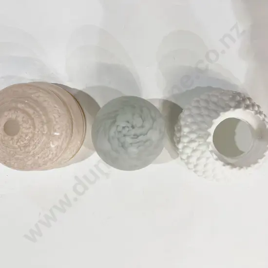 Three Glass Lightshades