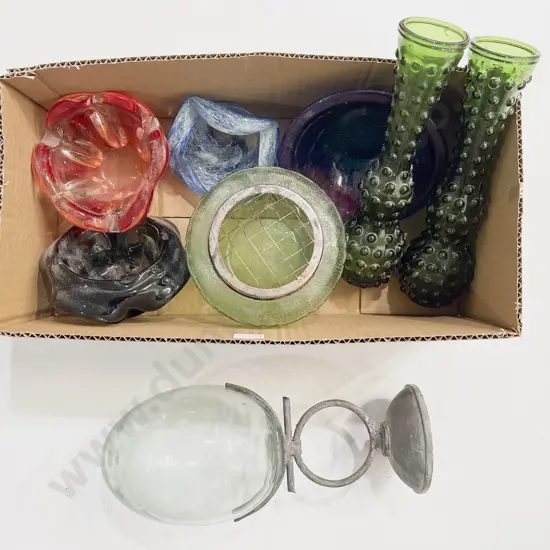 Qty of Assorted Art Glass etc