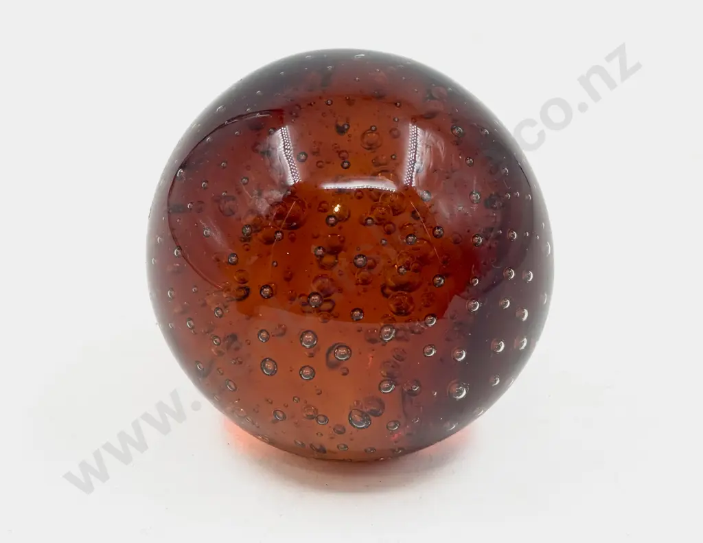 Large Art Glass Paperweight Image 1++