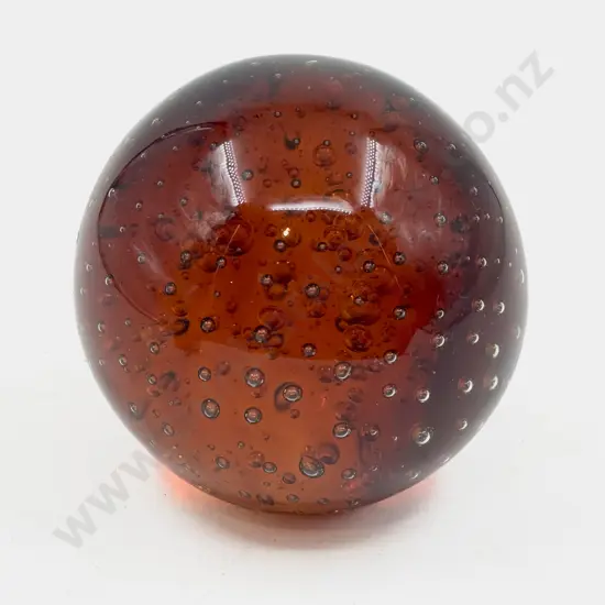 Large Art Glass Paperweight