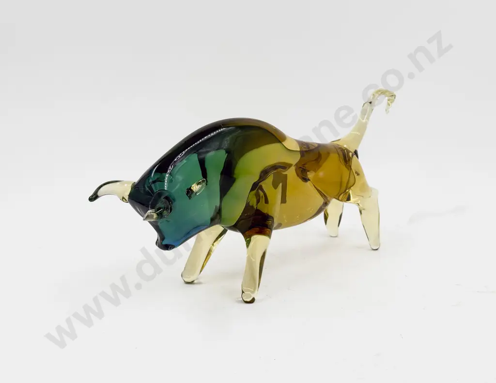 Murano Art Glass Bull Image 1++