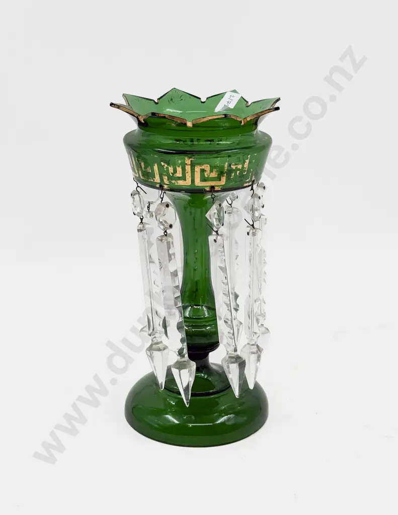 Late VictGreen Glass Lustre Image 1++