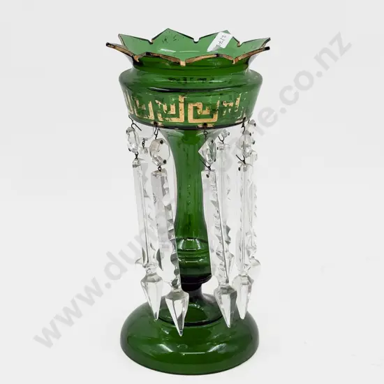 Late VictGreen Glass Lustre
