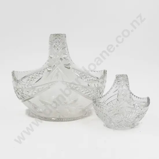 Crystal Basket and Smaller