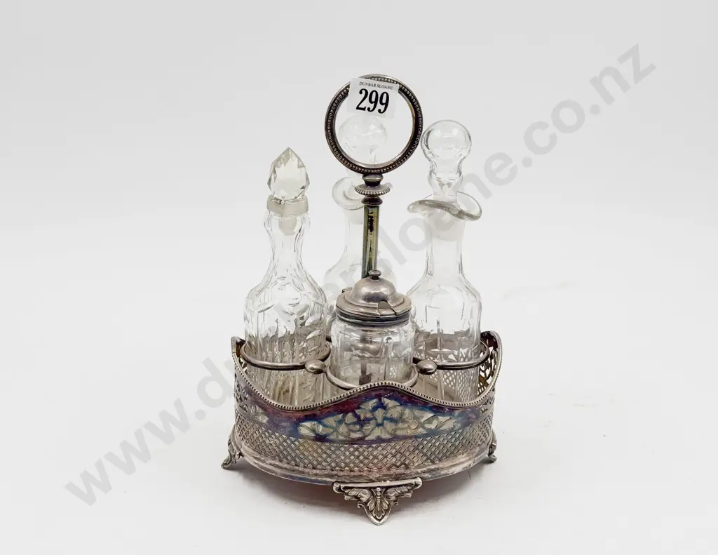 S/P Glass Bottle Cruet Set Image 1++
