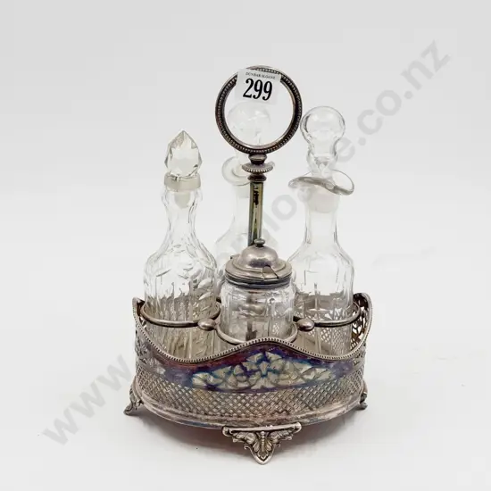 S/P Glass Bottle Cruet Set