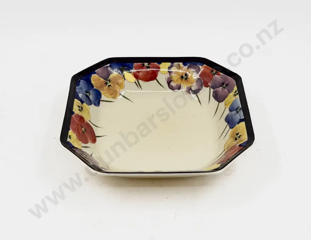 RD Pansy Pattern Serving Dish Image 1++