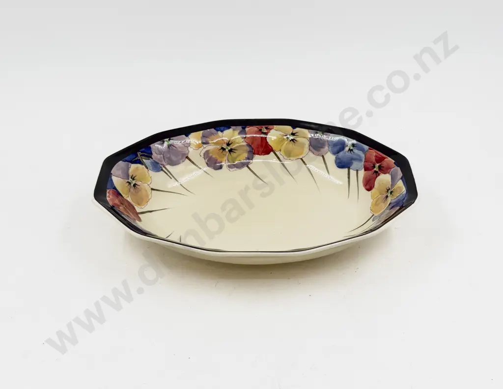 RD Pansy Pattern Oval Dish Image 1++