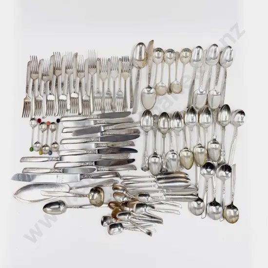 Qty of Assorted S/P Cutlery including some Kings Pattern