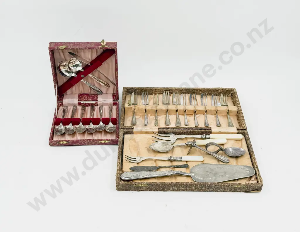 Two Boxed S/P Cutlery Sets Image 1++