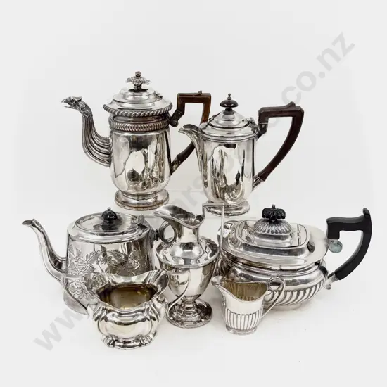Qty of Assorted S/P Tea Pots and Etc