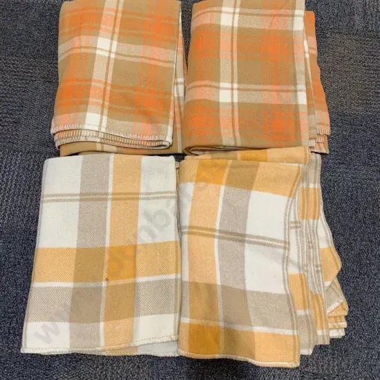 Two Pairs of NZ Woollen Blankets