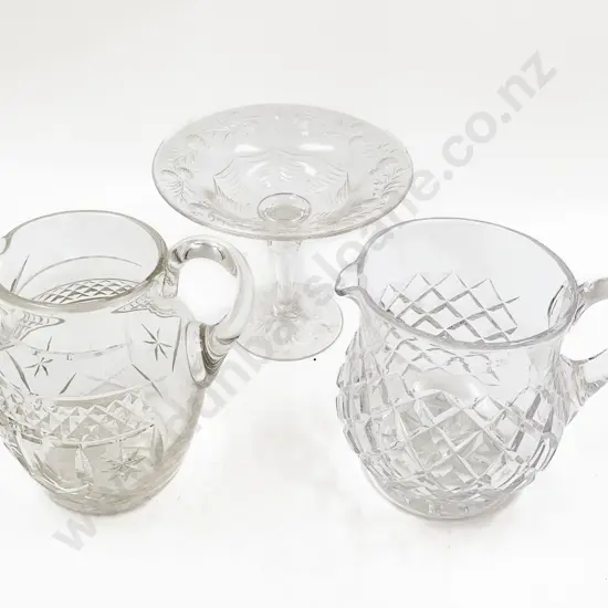 Three Pieces of Assorted Crystal