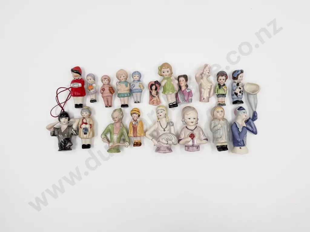 Collection New Bisque Small Dolls and Half Heads Image 1++