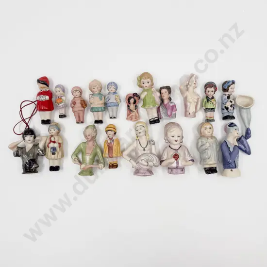 Collection New Bisque Small Dolls and Half Heads